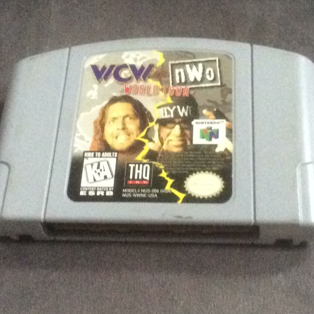💕 Vintage Nintendo WCW nWo World. tour